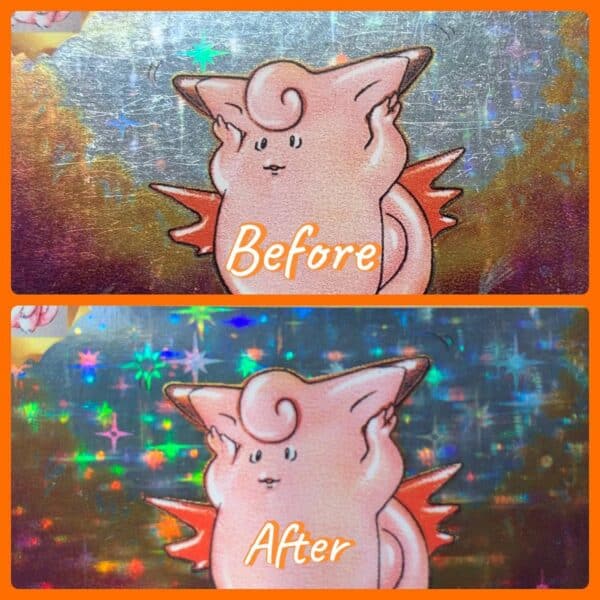 Pokemon Card Restoration Clefable Tcg Card Care